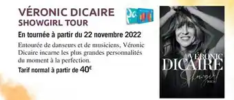 Véronic dicaire showgirl tour