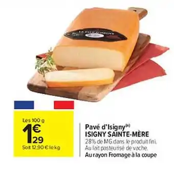 Pavé d'isigny isigny sainte-mère