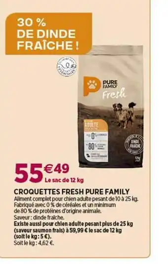 Delbard Croquettes fresh pure family offre