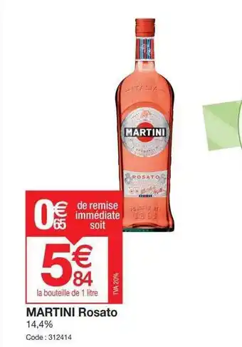Promocash Martini rosato offre