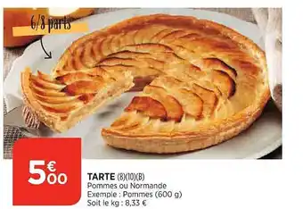 Maximarché Tarte offre