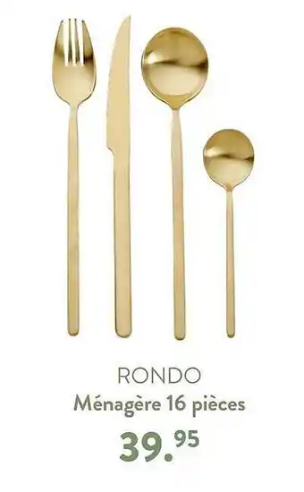 Ménagère 16 pièces rondo