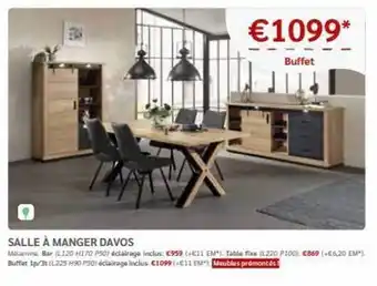 Meubles Crack Salle à manger davos offre