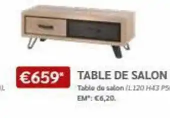 Meubles Crack Table de salon offre
