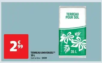 Auchan Terreau universel 35l offre