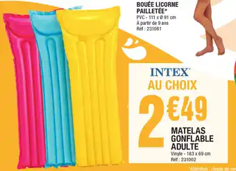 La Foir'Fouille Matelas gonflable adulte offre