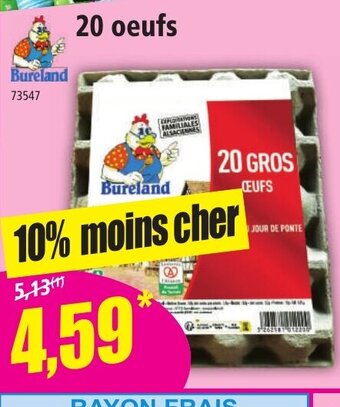 Norma 20 oeufs offre