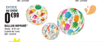 Ballon imprimé
