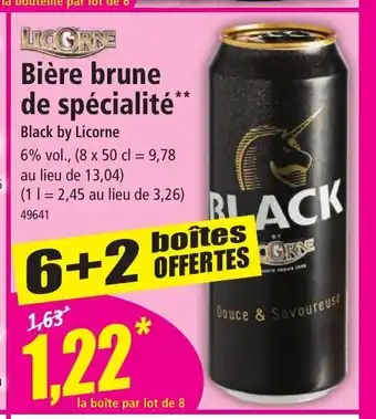 Bière brune de spécialité