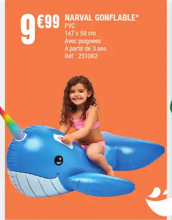 La Foir'Fouille Narval gonflable offre