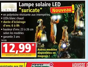 Norma Lampe solaire led offre