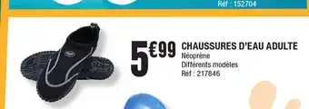 La Foir'Fouille Chaussures d'eau adulte offre