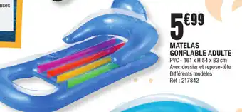 La Foir'Fouille Matelas gonflable adulte offre