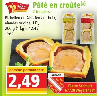 Norma Pâté en Croûte offre