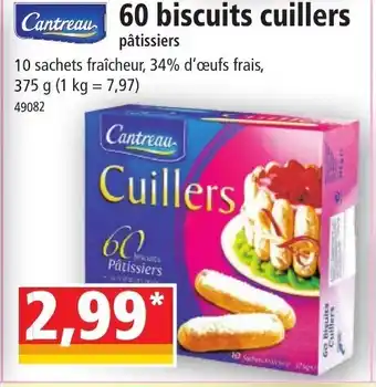 Norma 60 biscuits cuillers offre