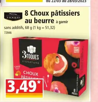 Norma 8 choux patissiers au beurre offre