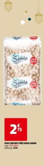 Auchan Lentilles blondes larges samia offre