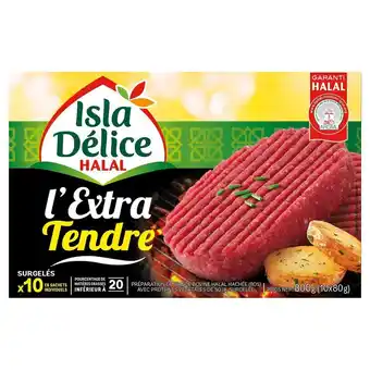 Auchan Steak haché extra tendre halal isla délice offre