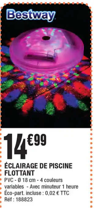 Ăclairage de Piscine Flottant