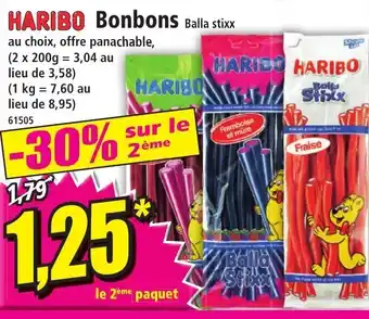 Norma Haribo Bonbons Balla Stix offre