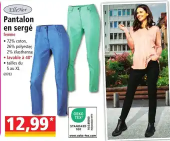 Pantalon En Sergé