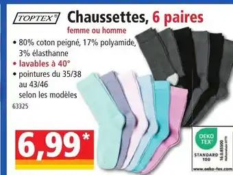 Norma Chaussettes 6 Paires offre