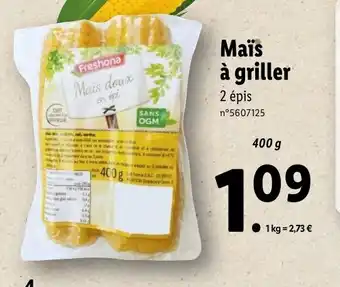 Lidl Maïs à griller offre