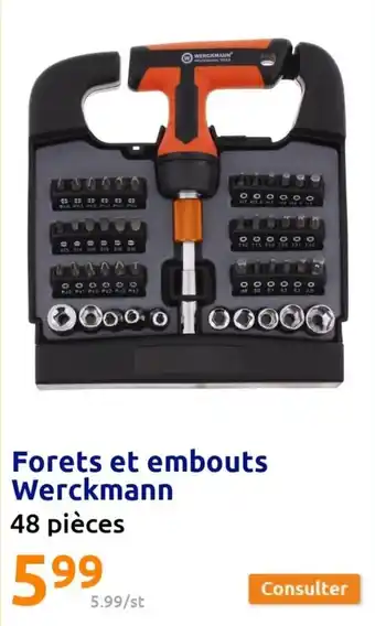 Action Forets Et Embouts Werckmann 48 Piéces offre