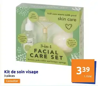 Action Kit De Soin Visage 3 Piéces offre