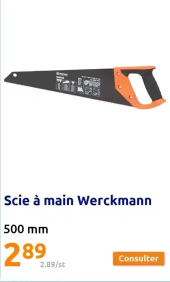 Action Scie À Main Werckmann 500 mm offre