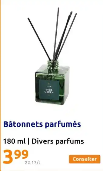Action Batonnets Parfumès 180 ml Divers Parfums offre