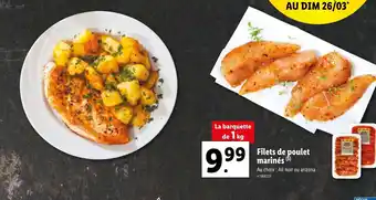 Lidl Filets De Poulet Marines offre