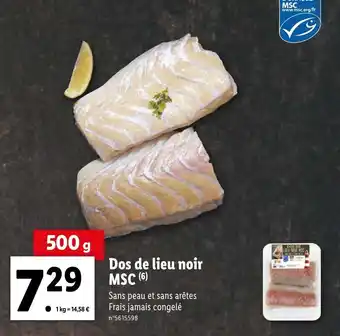 Dos De Lieu Noir MSC
