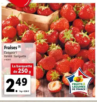 Lidl Fraises offre