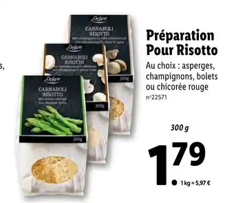 Lidl Préparation Pour Risotto offre