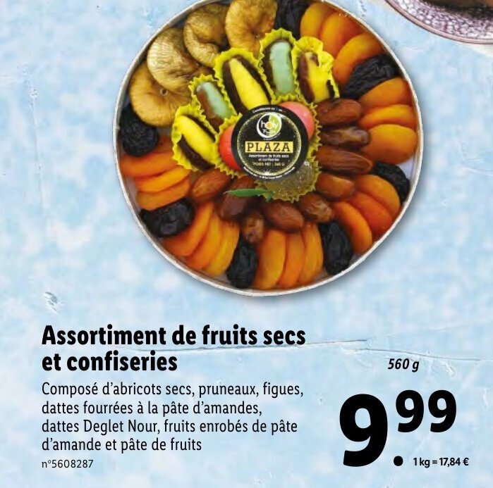 Promo Assortiment De Fruits Et Confiseries chez Lidl
