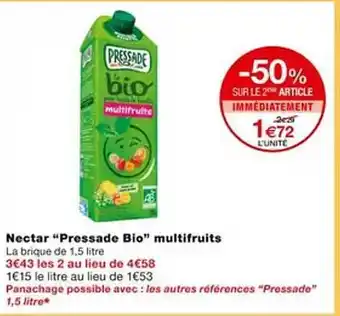 Monoprix Nectar offre