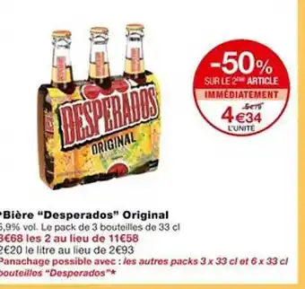 Monoprix Bière offre