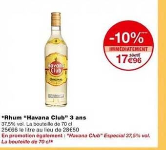 Monoprix Rhum offre
