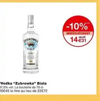 Monoprix Vodka offre
