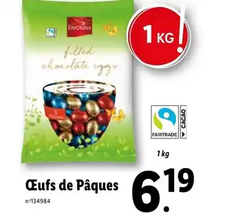 Lidl Œufs de Pâques offre