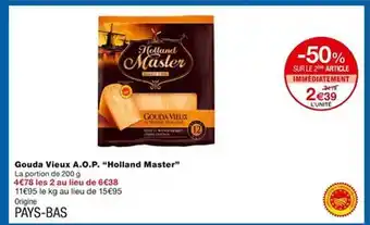 Gouda vieux a.o.p.