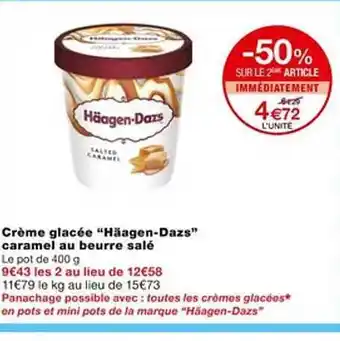 Monoprix Crème glacée offre