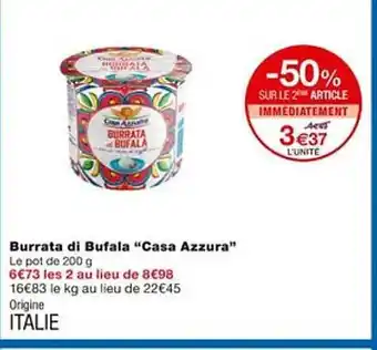 Burrata di bufala