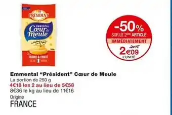 Monoprix Emmental offre