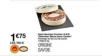 Monoprix Saint nectaire fermier a.o.p. offre