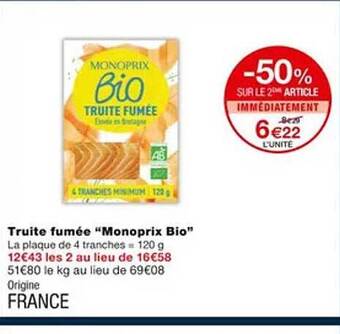 Truite fumée