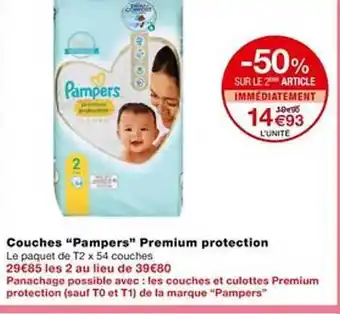 Monoprix Couches offre