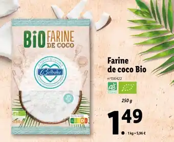 Lidl Farine de Coco Bio offre