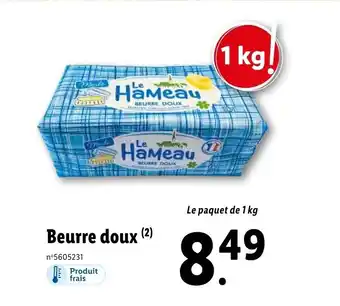 Lidl Beurre Doux offre